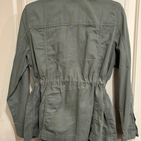 NEW WithOUT TAGS! Gap Olive Green Women's Utility ANORAK Jacket Medium AWESOME! - Picture 9 of 15